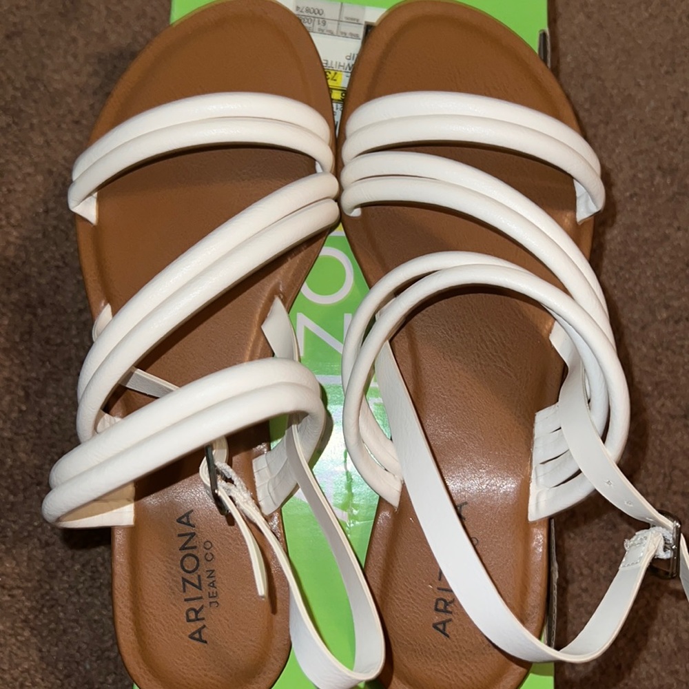 Brand new in box Arizona buckle sandals